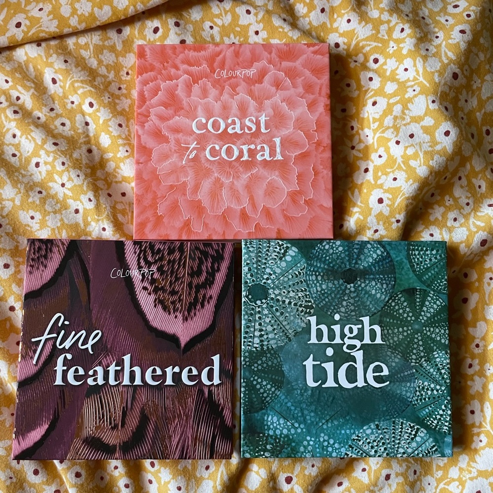 Set of 3 Colourpop Palettes
